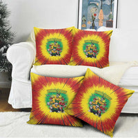 Personalized Lithuania Christmas Pillow Cover Skeleton Rugby Tie Dye Vintage - Wonder Print Shop