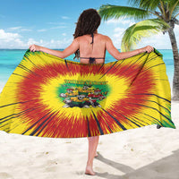 Personalized Lithuania Christmas Sarong Skeleton Rugby Tie Dye Vintage - Wonder Print Shop