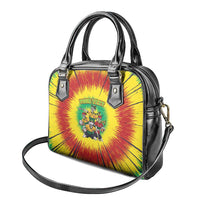 Personalized Lithuania Christmas Shoulder Handbag Skeleton Rugby Tie Dye Vintage - Wonder Print Shop