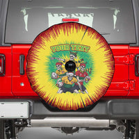 Personalized Lithuania Christmas Spare Tire Cover Skeleton Rugby Tie Dye Vintage - Wonder Print Shop