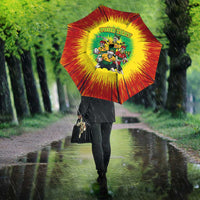 Personalized Lithuania Christmas Umbrella Skeleton Rugby Tie Dye Vintage - Wonder Print Shop