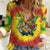 Personalized Lithuania Christmas Women Casual Shirt Skeleton Rugby Tie Dye Vintage - Wonder Print Shop
