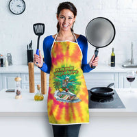 Tie-Dye Skeleton Surfing Lithuania Apron It’s 5 O’Clock Somewhere - Wonder Print Shop