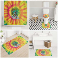 Tie-Dye Skeleton Surfing Lithuania Bathroom Set It’s 5 O’Clock Somewhere - Wonder Print Shop