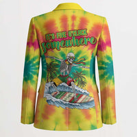 Tie-Dye Skeleton Surfing Lithuania Blazer It’s 5 O’Clock Somewhere - Wonder Print Shop