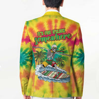 Tie-Dye Skeleton Surfing Lithuania Blazer It’s 5 O’Clock Somewhere - Wonder Print Shop
