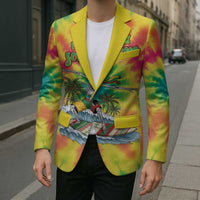 Tie-Dye Skeleton Surfing Lithuania Blazer It’s 5 O’Clock Somewhere - Wonder Print Shop
