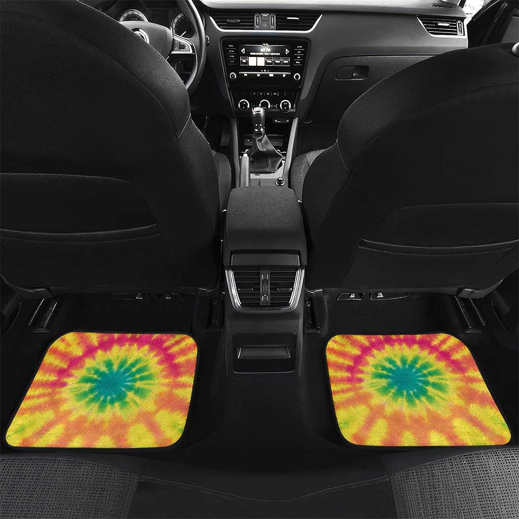 Tie-Dye Skeleton Surfing Lithuania Car Mats It’s 5 O’Clock Somewhere - Wonder Print Shop