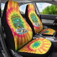 Tie-Dye Skeleton Surfing Lithuania Car Seat Cover It’s 5 O’Clock Somewhere - Wonder Print Shop