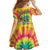Tie-Dye Skeleton Surfing Lithuania Family Matching Summer Maxi Dress and Hawaiian Shirt It’s 5 O’Clock Somewhere - Wonder Print Shop