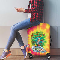 Tie-Dye Skeleton Surfing Lithuania Luggage Cover It’s 5 O’Clock Somewhere - Wonder Print Shop