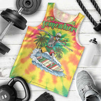 Tie-Dye Skeleton Surfing Lithuania Men Tank Top It’s 5 O’Clock Somewhere - Wonder Print Shop