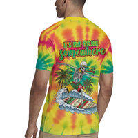 Tie-Dye Skeleton Surfing Lithuania Rugby Jersey It’s 5 O’Clock Somewhere - Wonder Print Shop