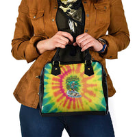 Tie-Dye Skeleton Surfing Lithuania Shoulder Handbag It’s 5 O’Clock Somewhere - Wonder Print Shop