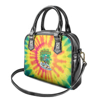 Tie-Dye Skeleton Surfing Lithuania Shoulder Handbag It’s 5 O’Clock Somewhere - Wonder Print Shop