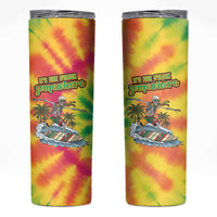 Tie-Dye Skeleton Surfing Lithuania Skinny Tumbler It’s 5 O’Clock Somewhere - Wonder Print Shop