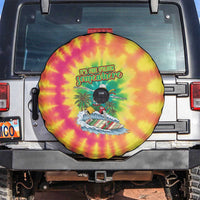 Tie-Dye Skeleton Surfing Lithuania Spare Tire Cover It’s 5 O’Clock Somewhere - Wonder Print Shop