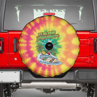 Tie-Dye Skeleton Surfing Lithuania Spare Tire Cover It’s 5 O’Clock Somewhere - Wonder Print Shop