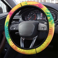 Tie-Dye Skeleton Surfing Lithuania Steering Wheel Cover It’s 5 O’Clock Somewhere - Wonder Print Shop