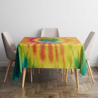 Tie-Dye Skeleton Surfing Lithuania Tablecloth It’s 5 O’Clock Somewhere - Wonder Print Shop