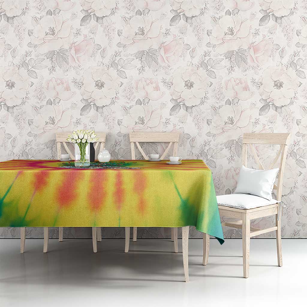 Tie-Dye Skeleton Surfing Lithuania Tablecloth It’s 5 O’Clock Somewhere - Wonder Print Shop