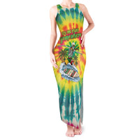 Tie-Dye Skeleton Surfing Lithuania Tank Maxi Dress It’s 5 O’Clock Somewhere - Wonder Print Shop