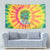 Tie-Dye Skeleton Surfing Lithuania Tapestry It’s 5 O’Clock Somewhere - Wonder Print Shop