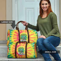 Tie-Dye Skeleton Surfing Lithuania Travel Bag It’s 5 O’Clock Somewhere - Wonder Print Shop