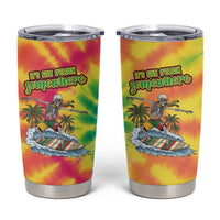 Tie-Dye Skeleton Surfing Lithuania Tumbler Cup It’s 5 O’Clock Somewhere - Wonder Print Shop