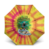 Tie-Dye Skeleton Surfing Lithuania Umbrella It’s 5 O’Clock Somewhere - Wonder Print Shop