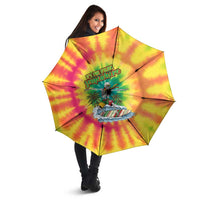 Tie-Dye Skeleton Surfing Lithuania Umbrella It’s 5 O’Clock Somewhere - Wonder Print Shop