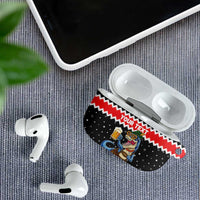 Personalized German T-Rex Christmas AirPods Case Funny Beer Dinosaur Xmas - Wonder Print Shop