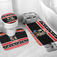 Personalized German T-Rex Christmas Bathroom Set Funny Beer Dinosaur Xmas - Wonder Print Shop