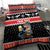 Personalized German T-Rex Christmas Bedding Set Funny Beer Dinosaur Xmas - Wonder Print Shop