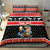 Personalized German T-Rex Christmas Bedding Set Funny Beer Dinosaur Xmas - Wonder Print Shop