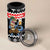 Personalized German T-Rex Christmas 4 in 1 Can Cooler Tumbler Funny Beer Dinosaur Xmas - Wonder Print Shop