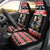 Personalized German T-Rex Christmas Car Seat Cover Funny Beer Dinosaur Xmas - Wonder Print Shop