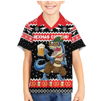 Personalized German T-Rex Christmas Family Matching Mermaid Dress and Hawaiian Shirt Funny Beer Dinosaur Xmas - Wonder Print Shop