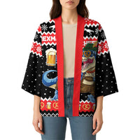 Personalized German T-Rex Christmas Kimono Funny Beer Dinosaur Xmas - Wonder Print Shop