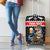 Personalized German T-Rex Christmas Luggage Cover Funny Beer Dinosaur Xmas - Wonder Print Shop