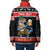 Personalized German T-Rex Christmas Padded Jacket Funny Beer Dinosaur Xmas - Wonder Print Shop
