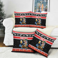 Personalized German T-Rex Christmas Pillow Cover Funny Beer Dinosaur Xmas - Wonder Print Shop