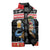 Personalized German T-Rex Christmas Sleeveless Puffer Jacket Funny Beer Dinosaur Xmas - Wonder Print Shop