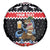 Personalized German T-Rex Christmas Spare Tire Cover Funny Beer Dinosaur Xmas - Wonder Print Shop