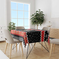 Personalized German T-Rex Christmas Tablecloth Funny Beer Dinosaur Xmas - Wonder Print Shop