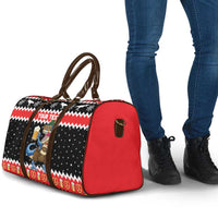 Personalized German T-Rex Christmas Travel Bag Funny Beer Dinosaur Xmas - Wonder Print Shop