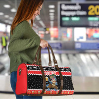 Personalized German T-Rex Christmas Travel Bag Funny Beer Dinosaur Xmas - Wonder Print Shop