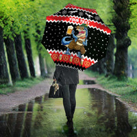 Personalized German T-Rex Christmas Umbrella Funny Beer Dinosaur Xmas - Wonder Print Shop