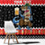 Personalized German T-Rex Christmas Window Curtain Funny Beer Dinosaur Xmas - Wonder Print Shop