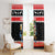 Personalized German T-Rex Christmas Window Curtain Funny Beer Dinosaur Xmas - Wonder Print Shop